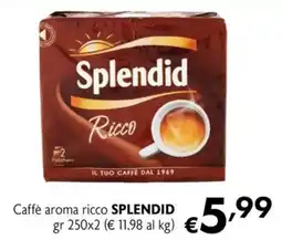 Eurospesa Caffè aroma ricco Splendid offerta