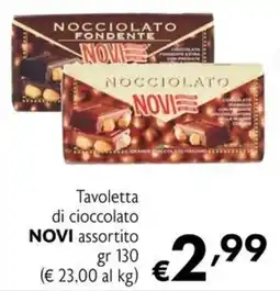 Eurospesa Tavoletta di cioccolato NOVI assortito offerta