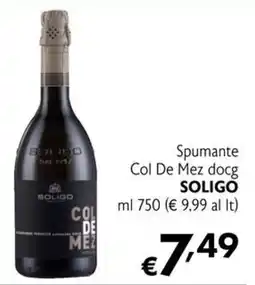 Eurospesa Spumante Col De Mez docg Soligo offerta