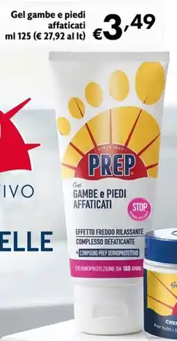 Eurospesa Prep Gel gambe e piedi affaticati offerta