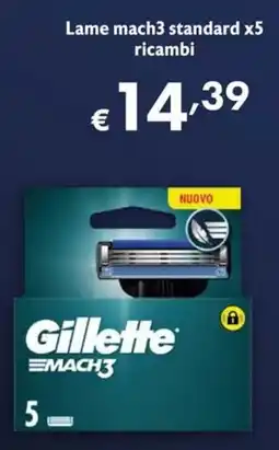 Eurospesa Gillette Mach3 Lame mach3 standard offerta