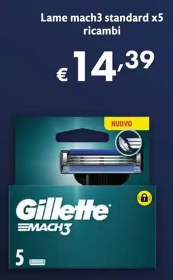 Gillette Mach3 Lame mach3 standard