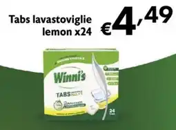 Maxi Supermercati Winni's Tabs lavastoviglie lemon offerta