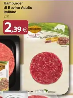 Docks Cash&Carry Hamburger di Bovino Adulto Italiano offerta