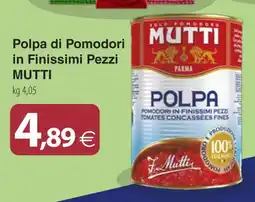 Docks Cash&Carry Polpa di Pomodori in Finissimi Pezzi Mutti offerta