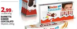 Extracoop Barrette Kinder Cioccolato offerta