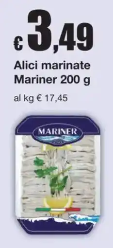 Sì con te Alici marinate Mariner offerta