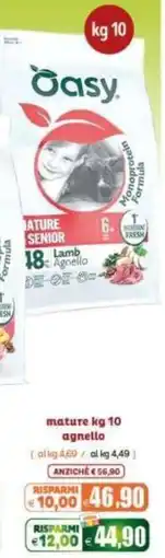 Elite Pet Oasy mature agnello offerta