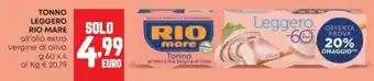 Rio mare Tonno Leggero all'olio extra vergine di oliva