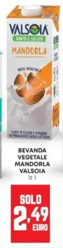 Panorama Beveranda vegetale mandorla Valsoia offerta