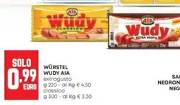 Panorama Würstel Wudy AIA extragusto/ classico offerta