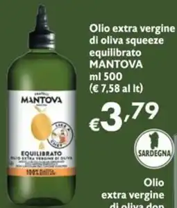 SuperW Mantova Olio extra vergine di oliva squeeze equilibrato offerta