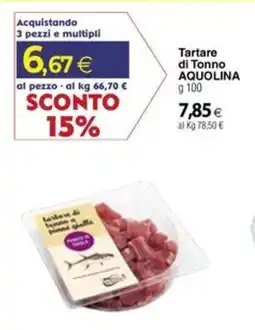 Docks Cash&Carry Tartare di Tonno Aquolina offerta
