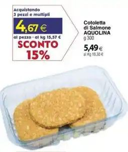 Docks Cash&Carry Cotoletta di Salmone Aquolina offerta