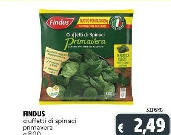 Deco Supermercati Spinaci offerta