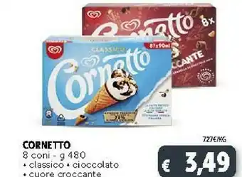 Deco Supermercati Cornetto algida offerta