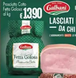 Despar Prosciutto Cotto Fetta Golosa offerta