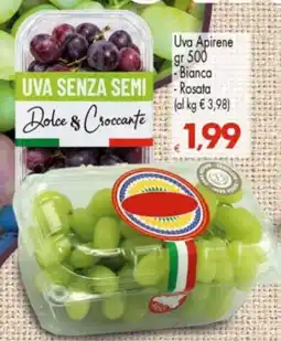 Despar Uva Apirene Bianca/Rosata offerta