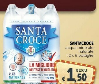 Deco Supermercati Acqua minerale naturale offerta