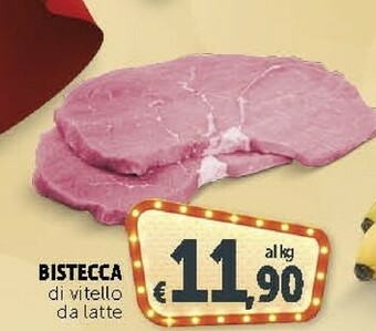 Deco Supermercati Bistecca di vitello da latte offerta