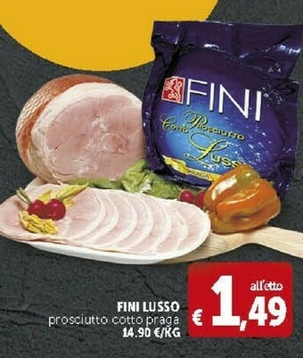 Deco Supermercati Fini lusso prosciutto cotto praga offerta