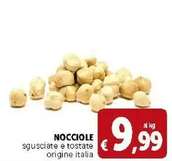 Nocciole sgusciate e tostate