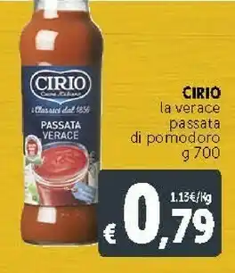 Deco Supermercati La verace passata 700 g(ml) offerta