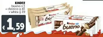 Deco Supermercati Kinder bueno offerta