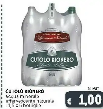 Deco Supermercati Acqua minerale naturale effervescente naturale offerta