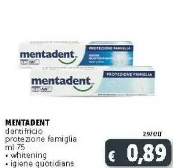 Deco Supermercati Dentifricio proterione famiglia ml 75 offerta