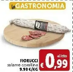 Deco Supermercati Salame corallina offerta