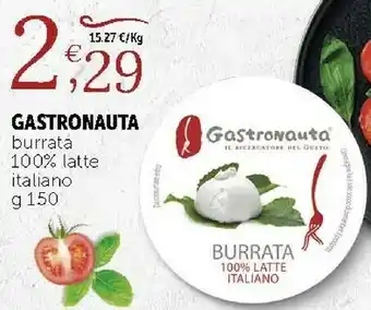 Deco Supermercati Gastronauta burrata 100% latte italiano offerta