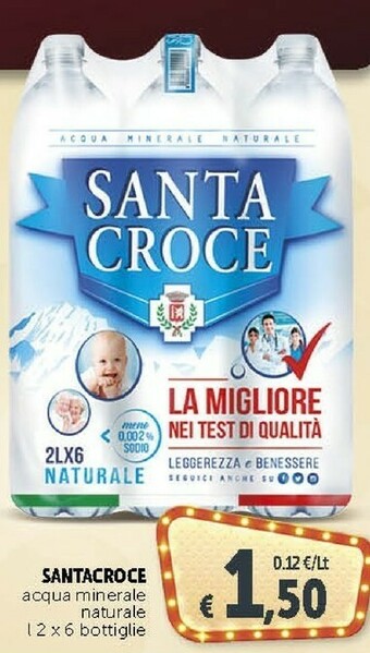 Deco Supermercati Acqua minerale naturale offerta