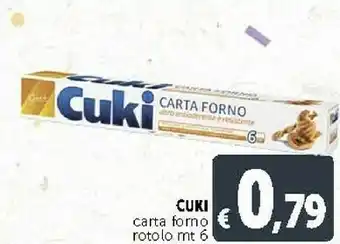Carta forno rotolo