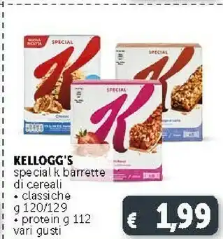 Deco Supermercati Kellogg's special k barrette di cereali classiche offerta