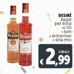 Deco Supermercati Desire bagni per dolci offerta