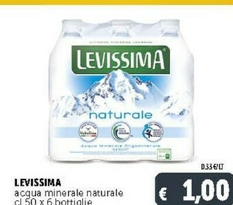 Deco Supermercati Acqua minerale naturale offerta