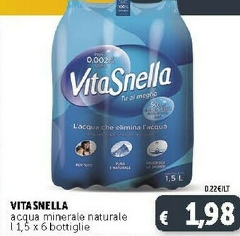Deco Supermercati Acqua minerale naturale offerta