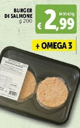 Burger di salmone