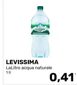 Iper Tosano Levissima LaLitro acqua naturale offerta