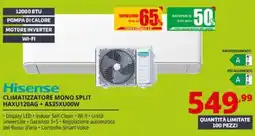 Comet Hisense climatizzatore mono split offerta
