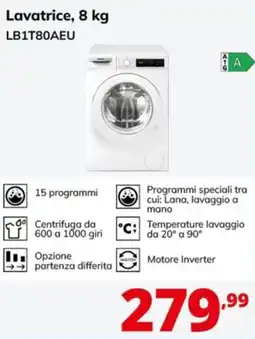 Comet Lavatrice 8 kg offerta