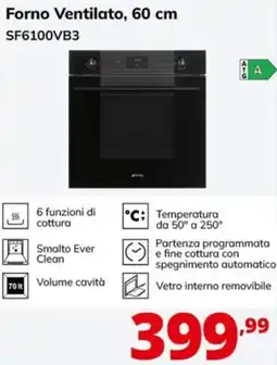 Comet Smeg Forno Ventilato 60 cm SF6100VB3 offerta