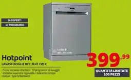 Comet Hotpoint lavastoviglie HFC 3C41 CW X offerta