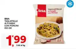 Sisa Sisa tagliatelle ai funghi con porcini offerta