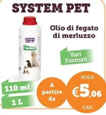 System Pet Olio di Fegato di Merluzzo