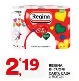 Sisa Regina di cuori carta casa offerta