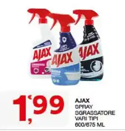 Sisa Ajax spray sgrassatore offerta