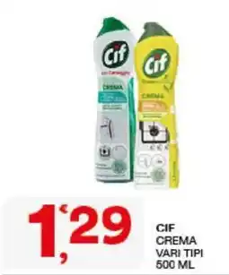 Sisa Cif crema offerta