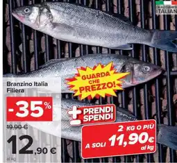 Carrefour Branzino Italia Filiera offerta